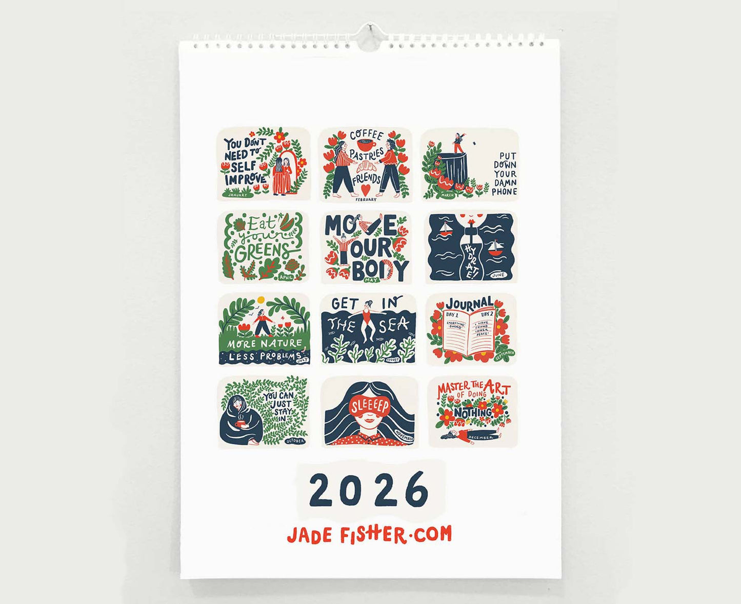 Tips For A Good Year 2026 Wall Calendar
