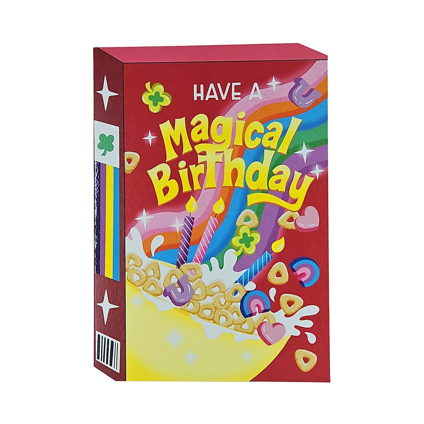 Charming Magical Birthday Cereal Spot Gloss Birthday Card