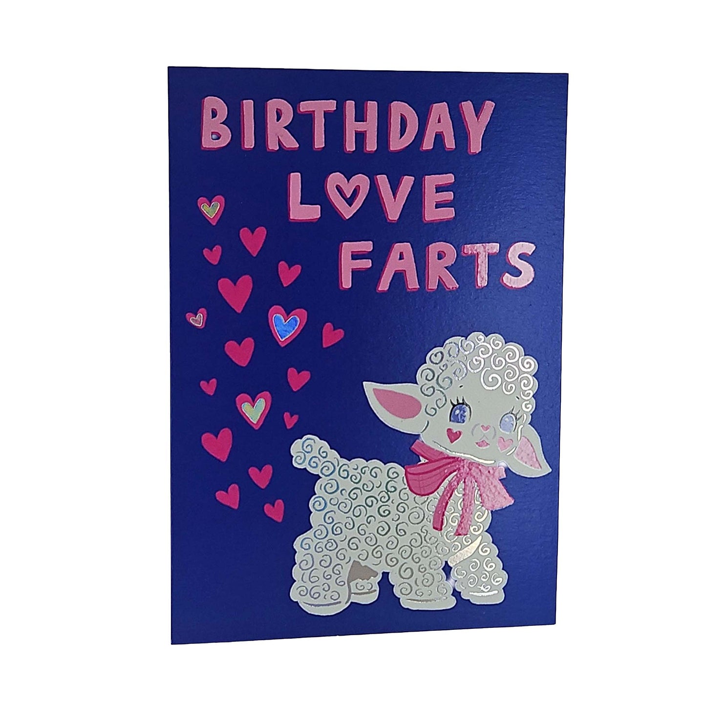 Birthday Love Farts Lamb Birthday Card