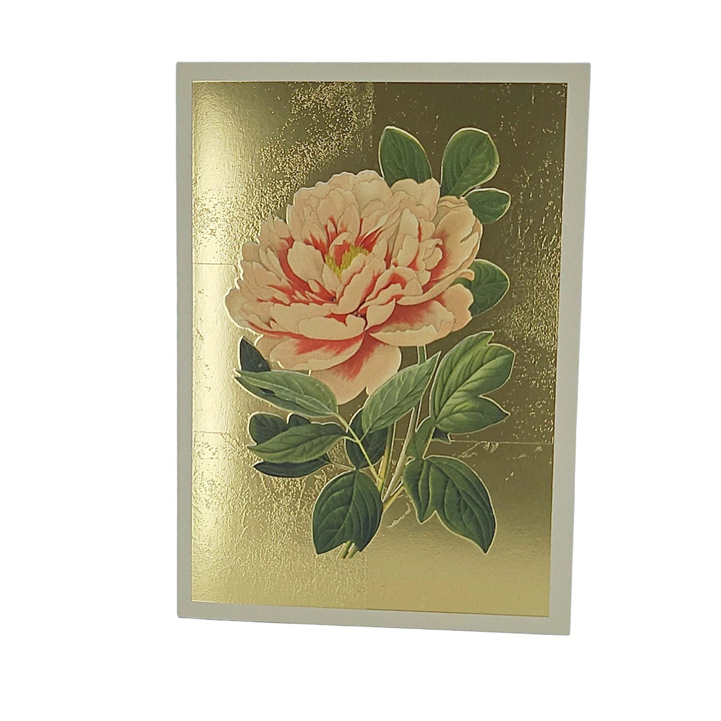 Tree Peony Gold Foiled Art Card