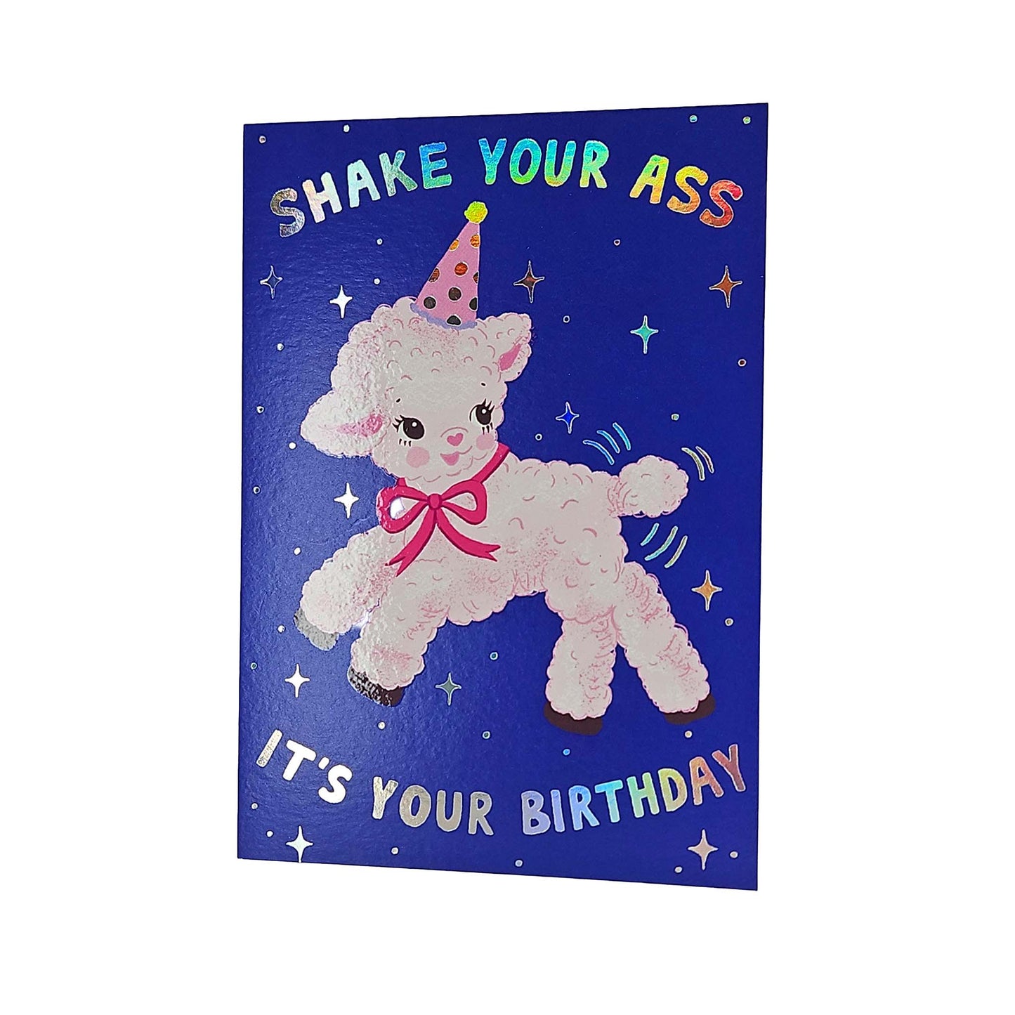 Shake Your Ass Lamb Birthday Card