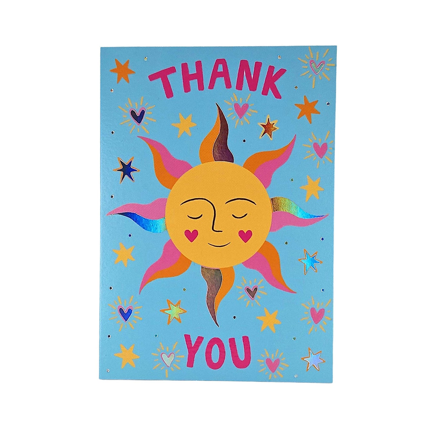Sunshine Face Thank You Card