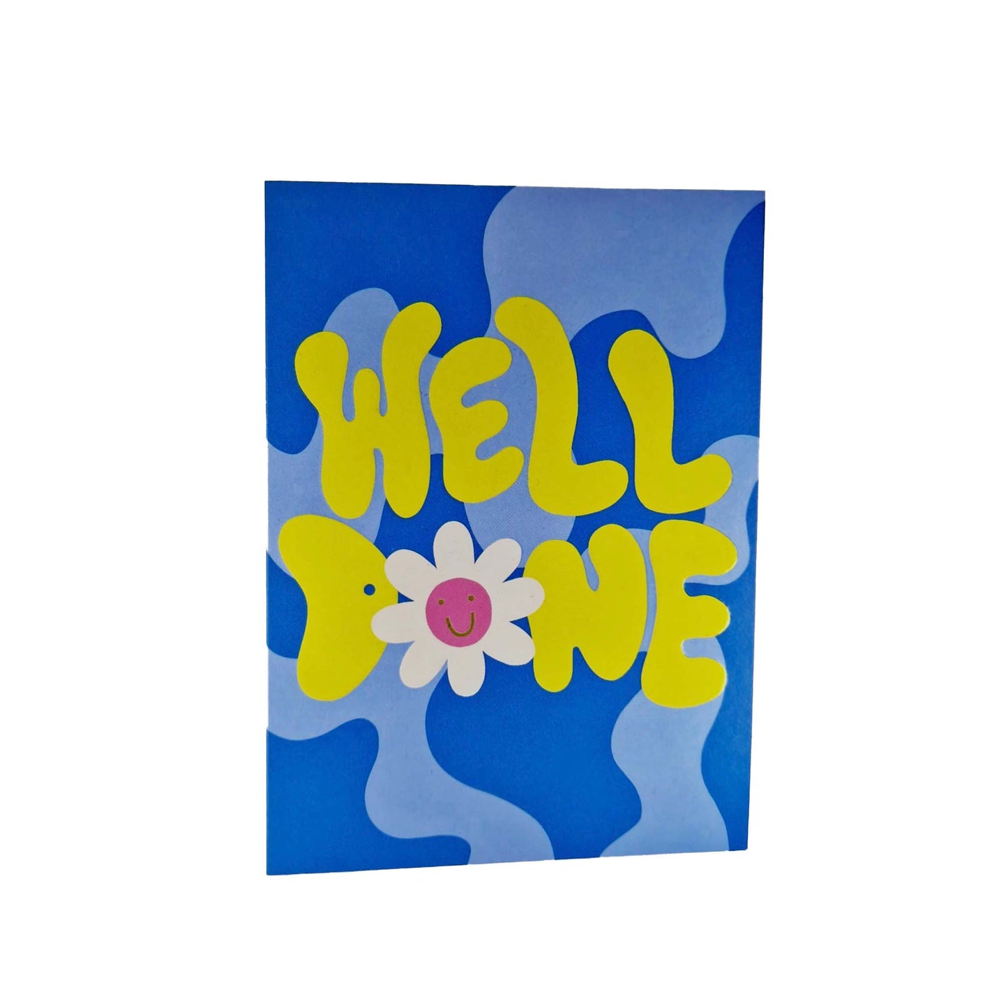 Well Done embossed congratulations card
