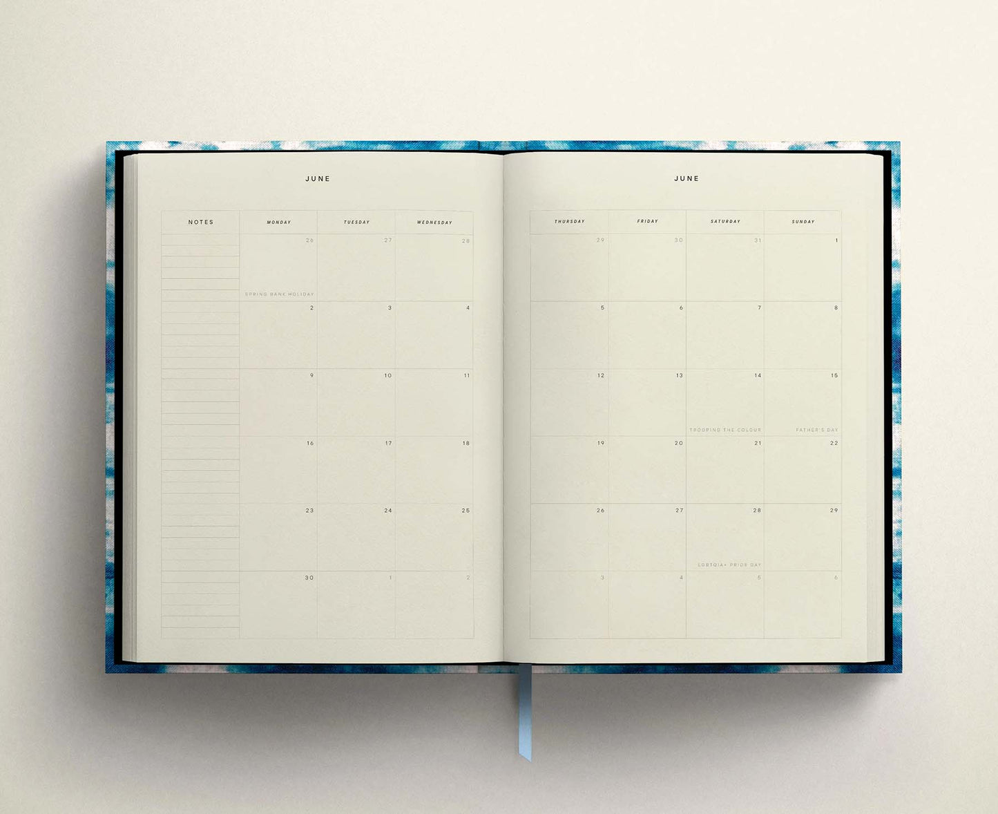 Bleached Blue Fabric 2026 Diary