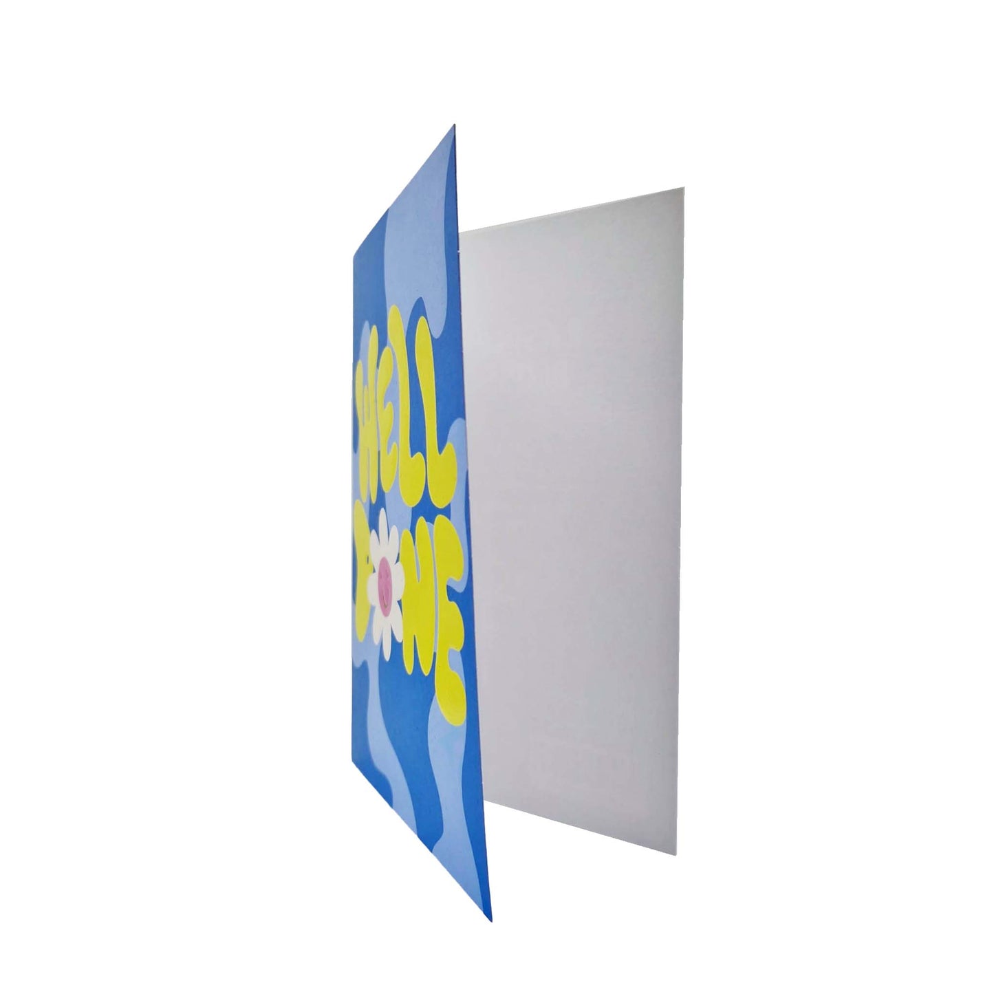 Well Done embossed congratulations card