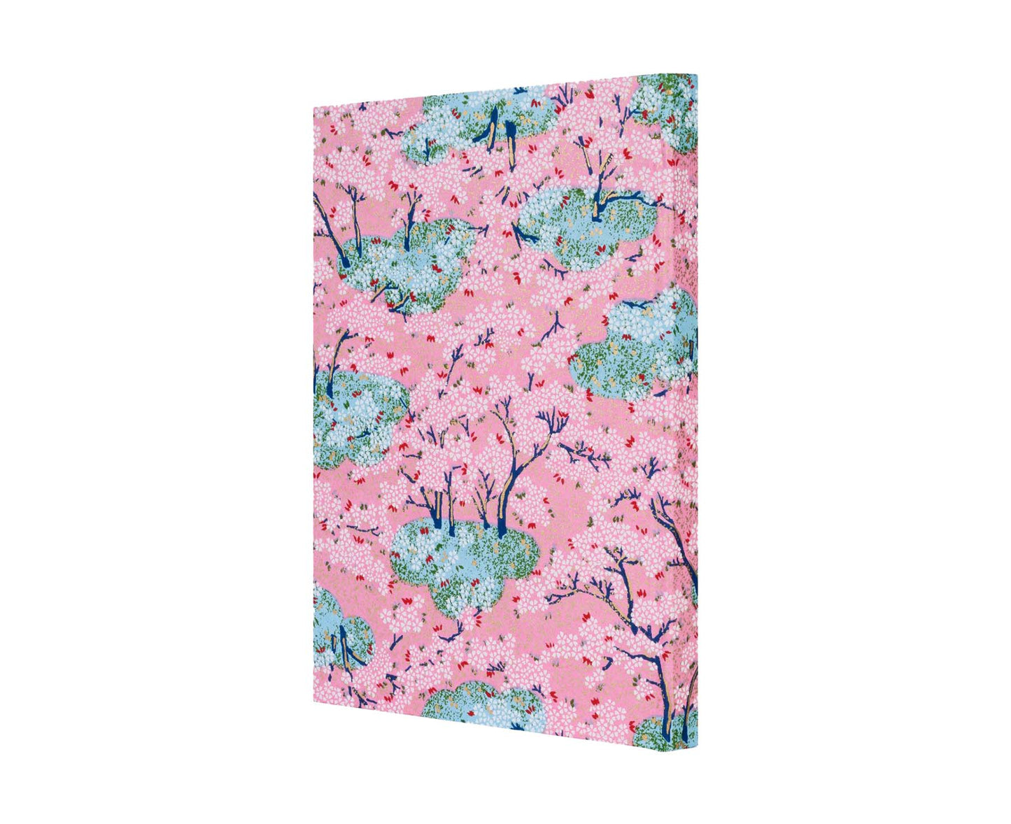 A5 Hardback Notebook Pink Blossom Trees Lined Pages