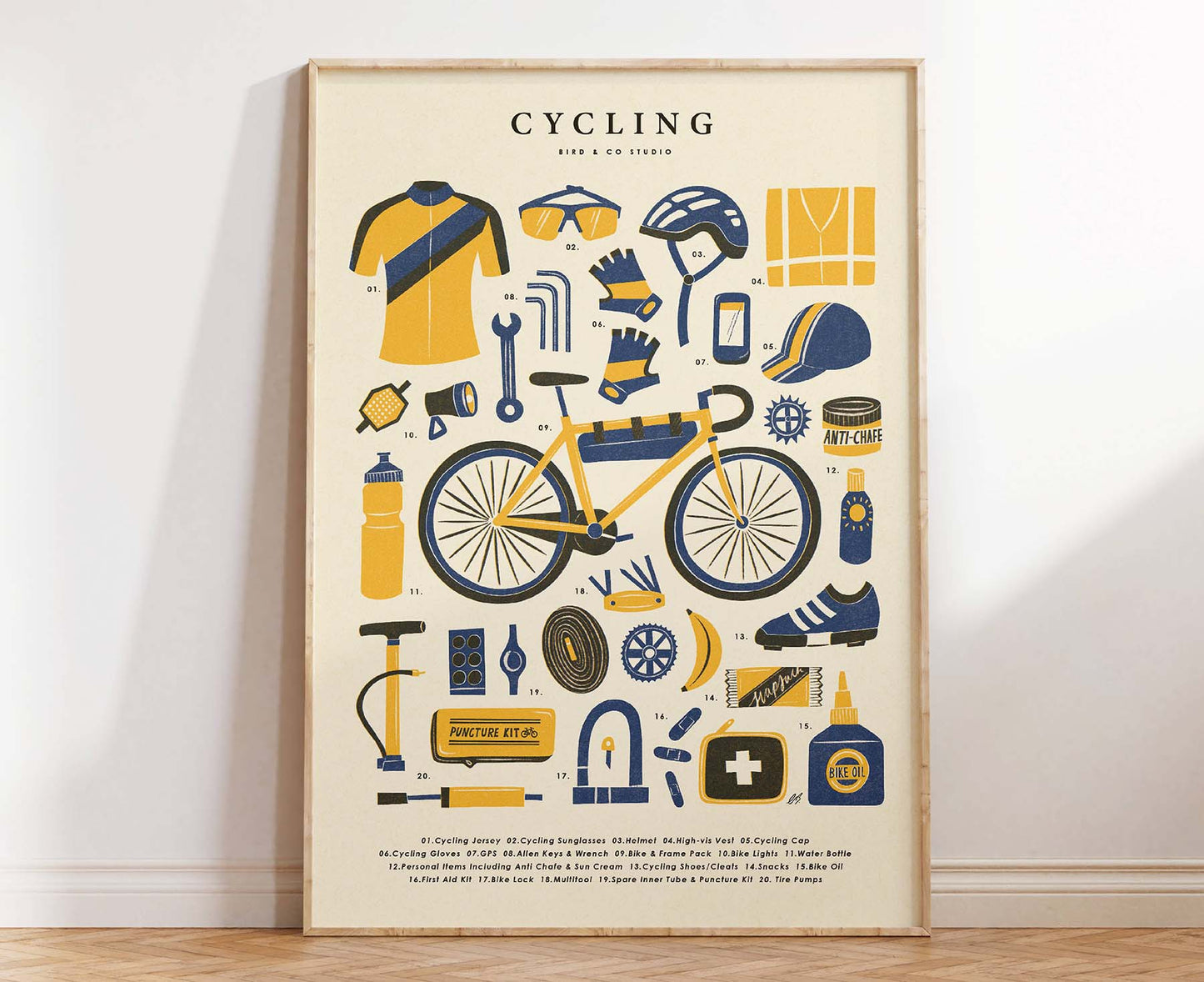 Cycling Kit Art Print