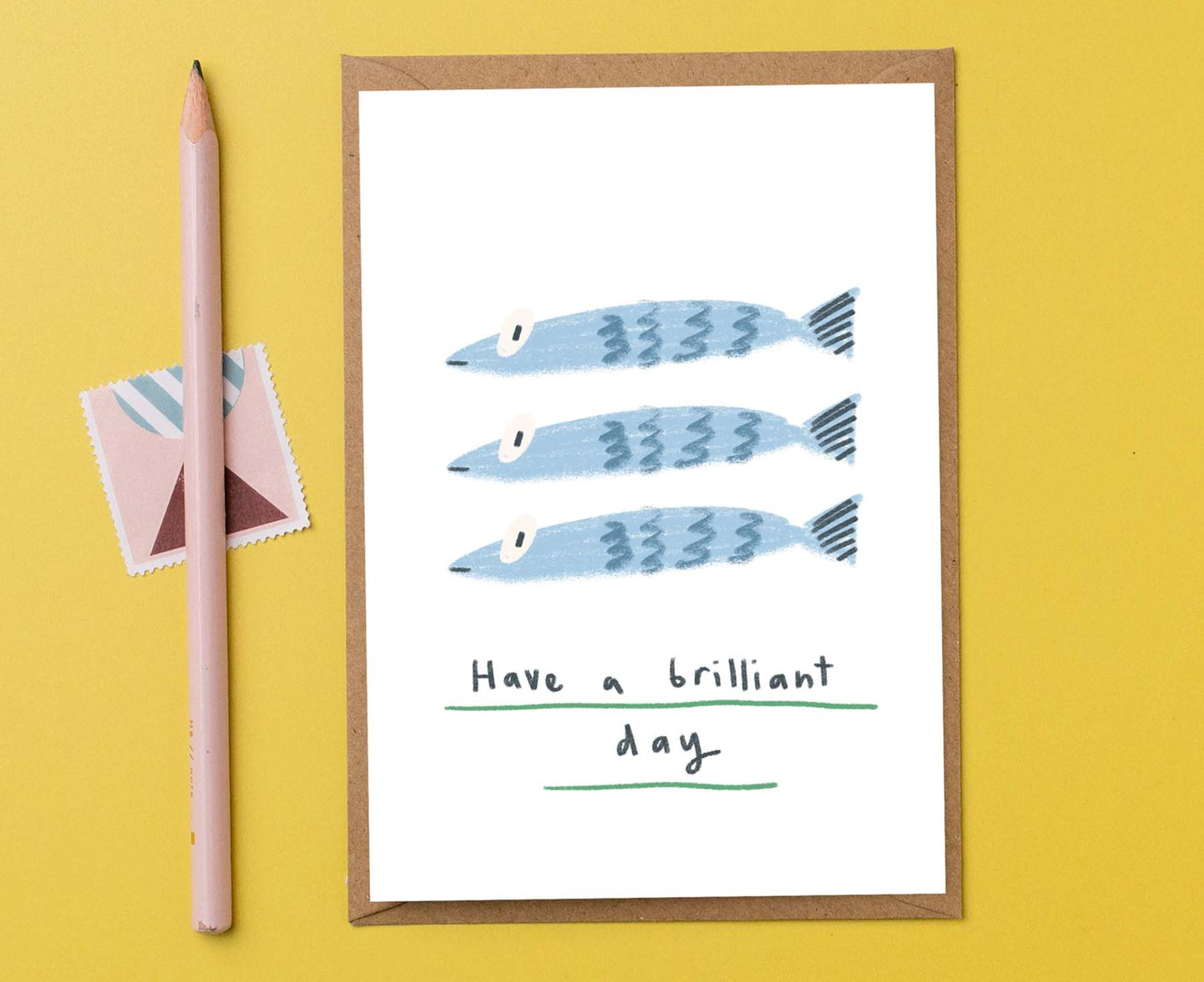 Have A Brilliant Day Fishes Birthday Card