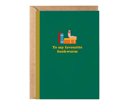To My Favourite Bookworm Card