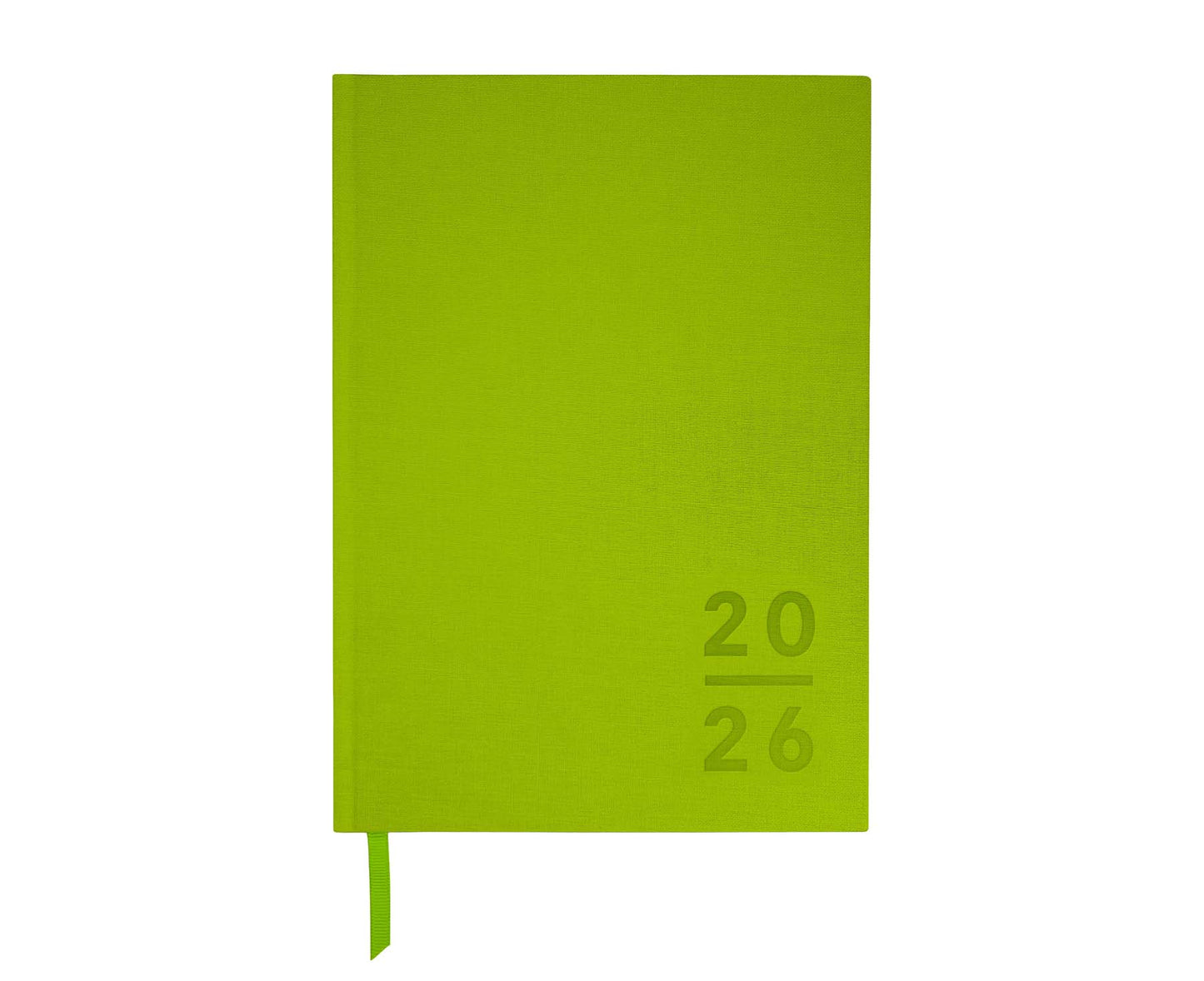 Blank Canvas Lime Green 2026 Diary