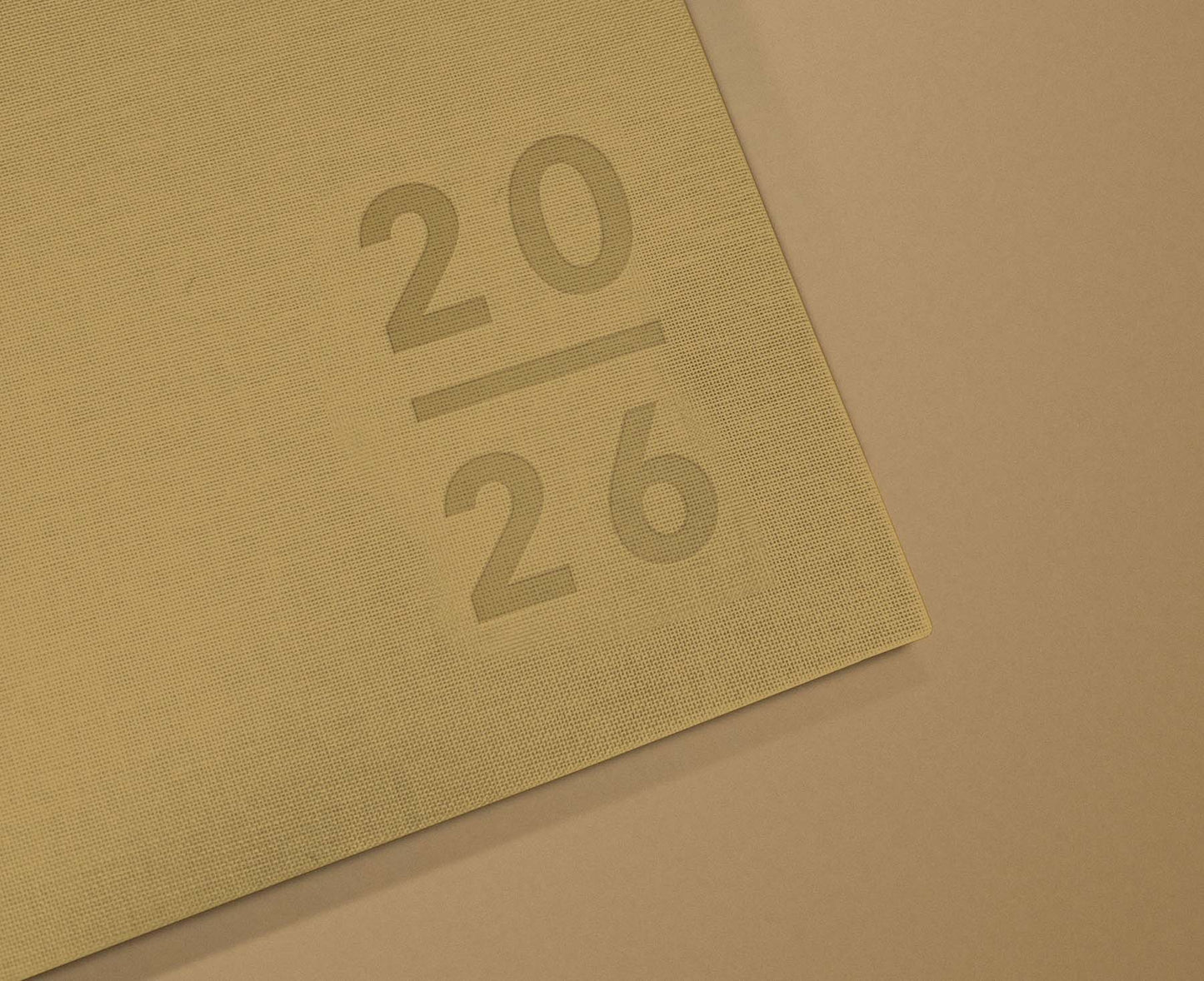 Blank Canvas Beige 2026 Diary