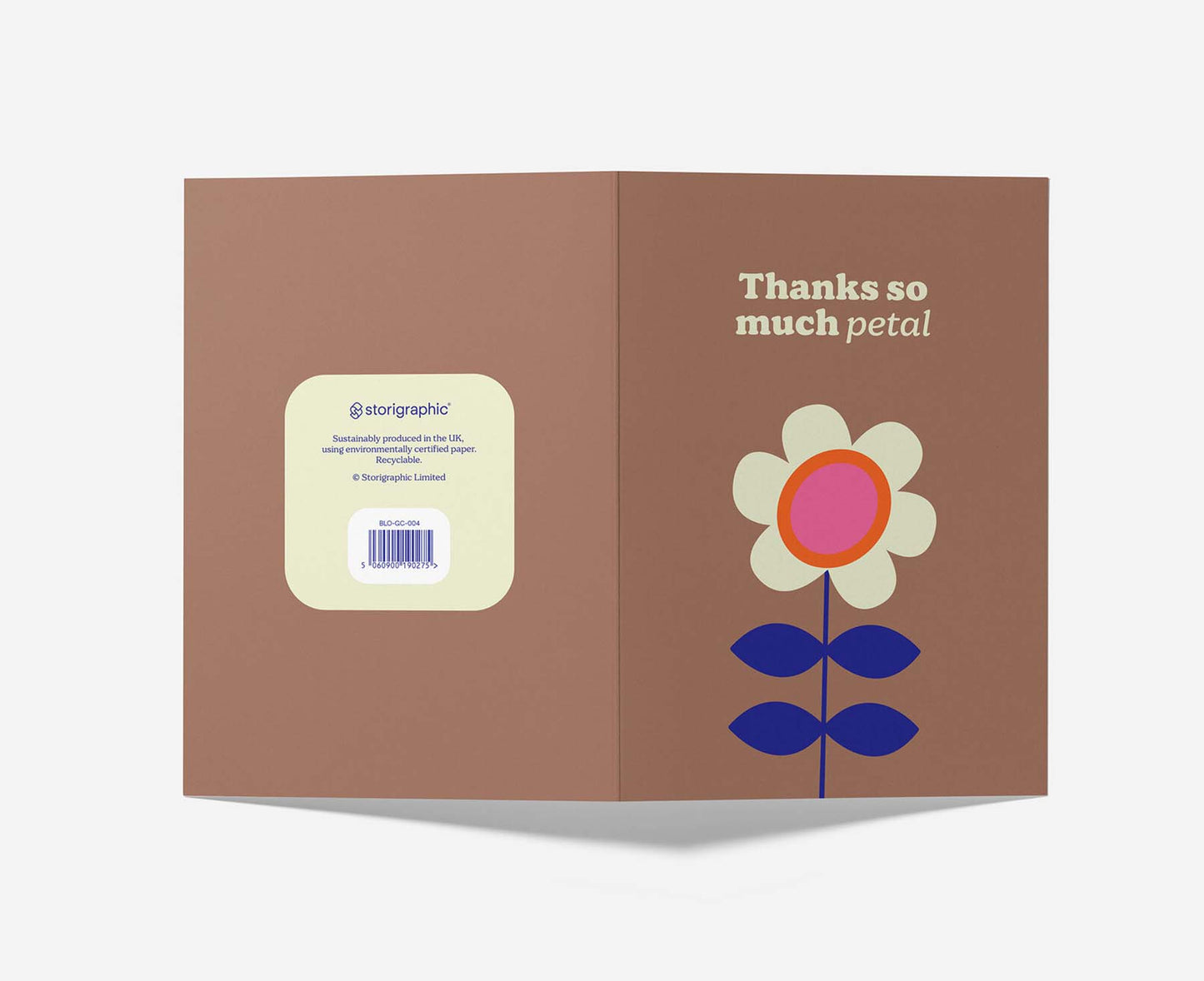 Thank You So Much Petal Thank You card