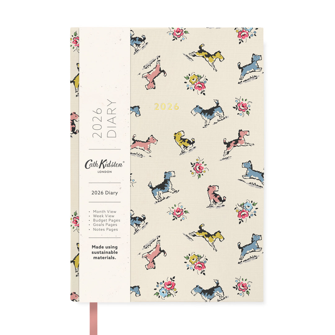 2026 Billie & Friends Dogs Cath Kidston A5 Diary