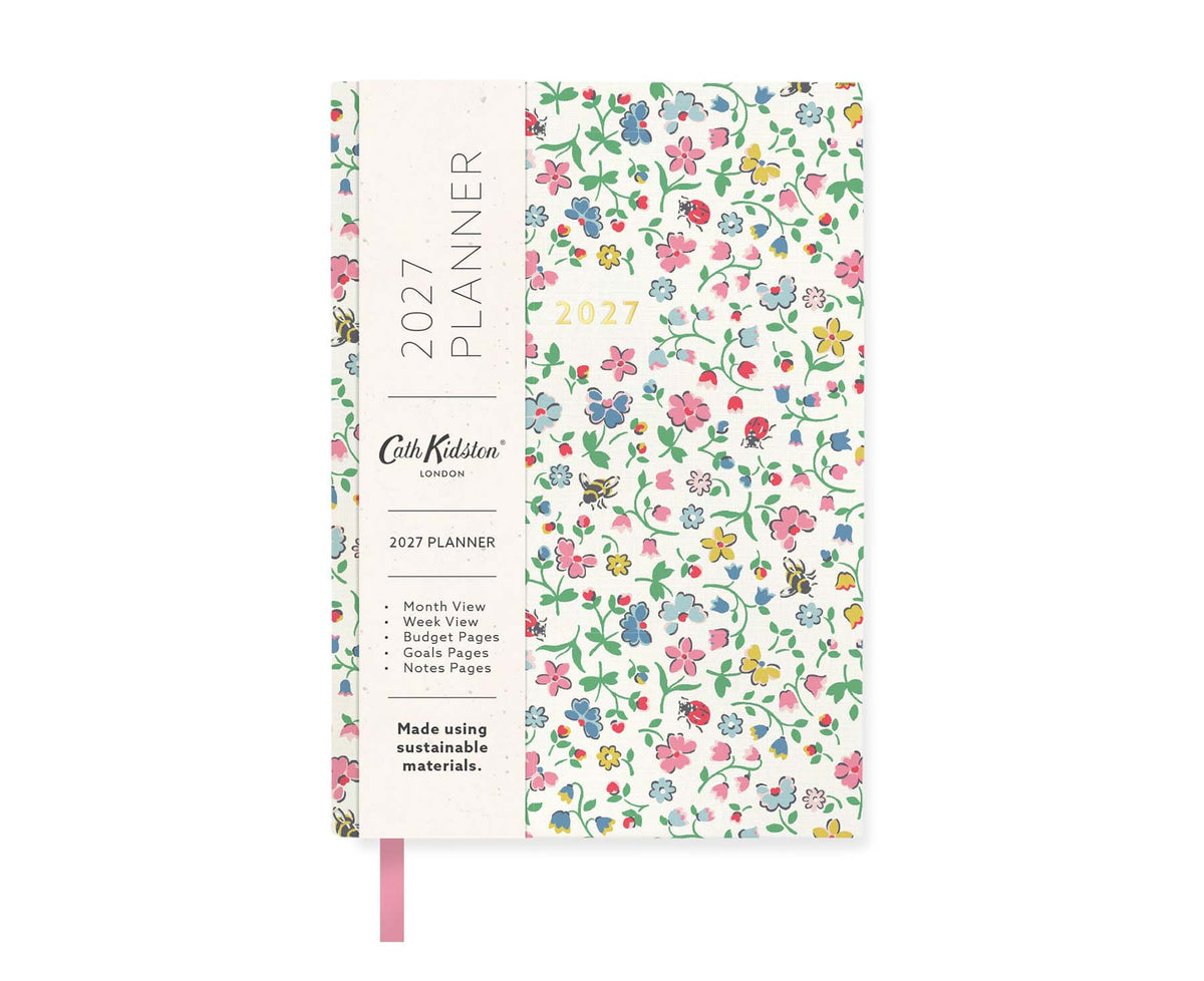 2027 Bee and Flowers Cath Kidston A6 Diary