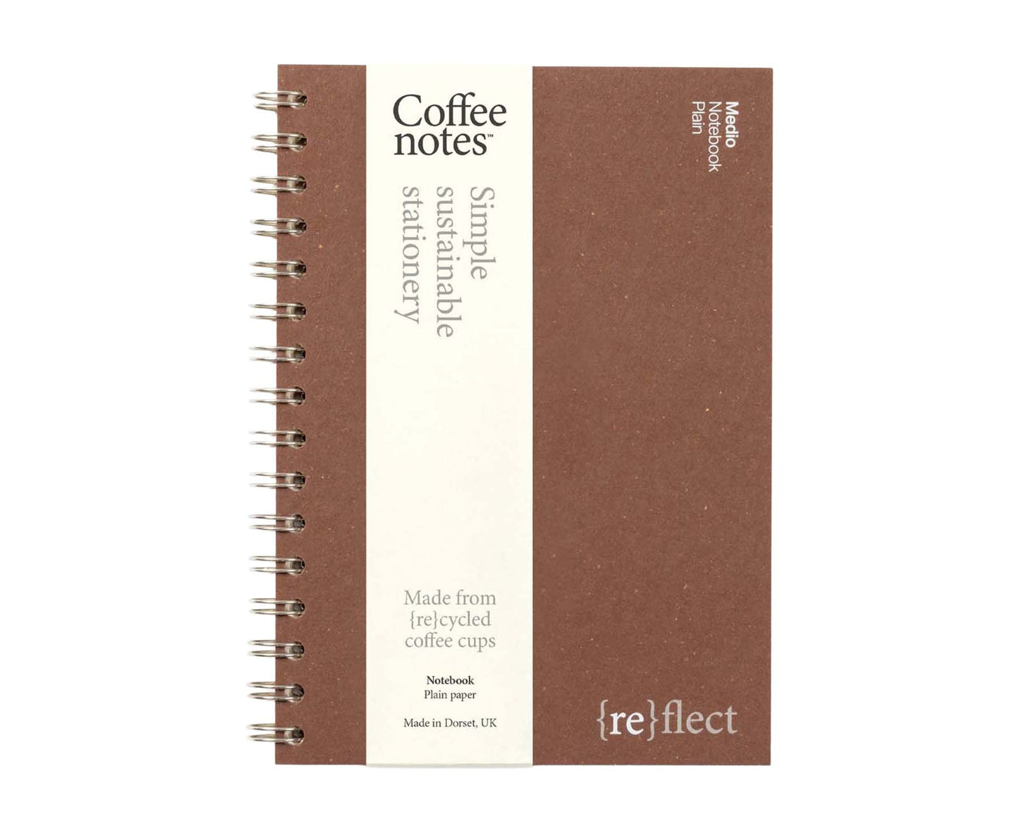 A5 Wirebound 'Ale' Beer Notebook with plain pages