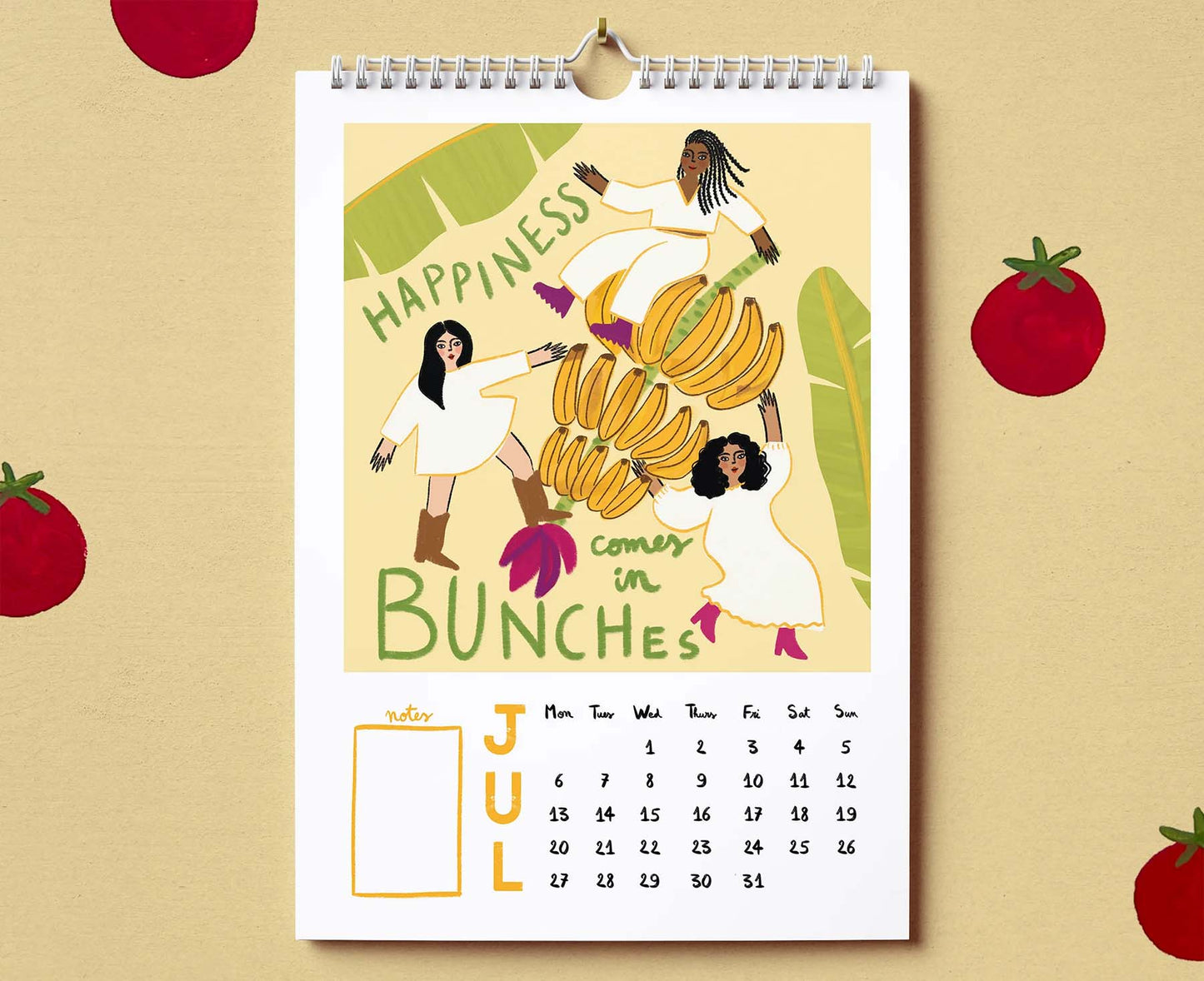 Uplifting & Encouraging Illustrated 2026 Calendar