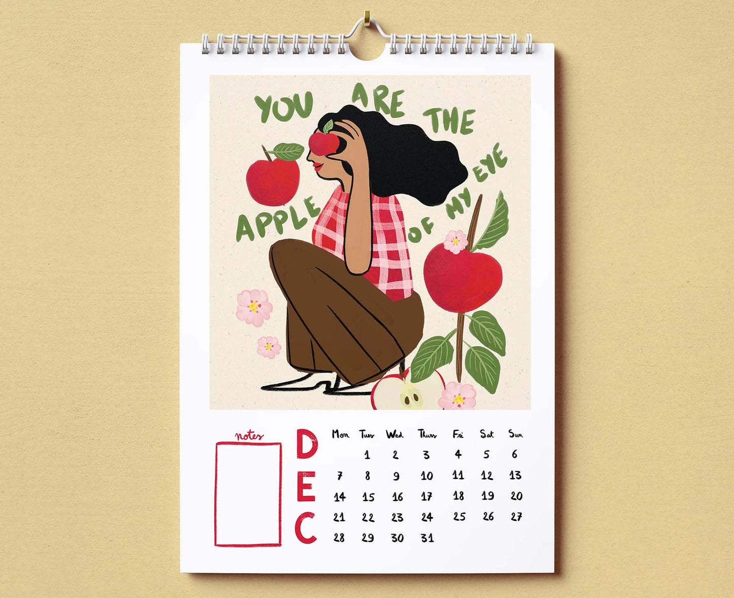 Uplifting & Encouraging Illustrated 2026 Calendar