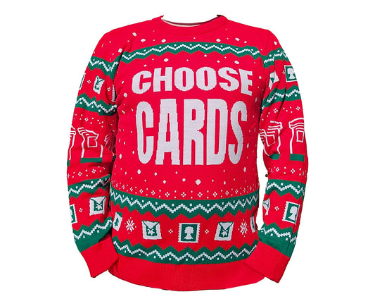 'Choose Cards' Christmas Jumper