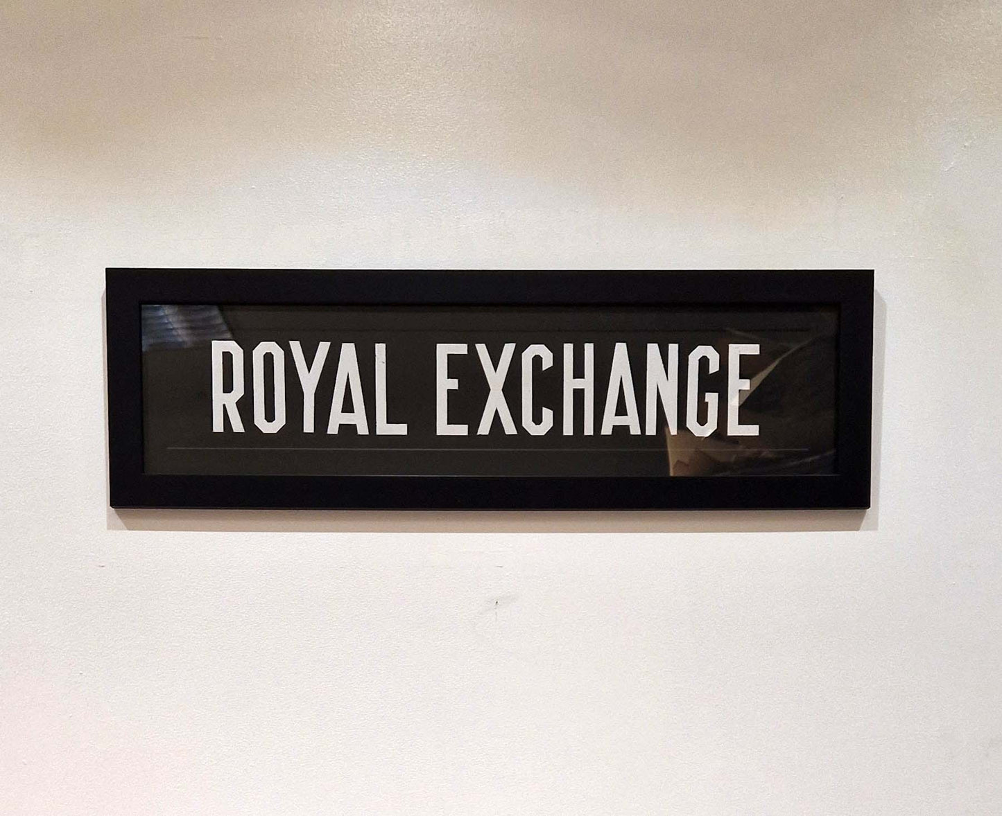 Royal Exchange 1969 Framed Bus Blind Clearance