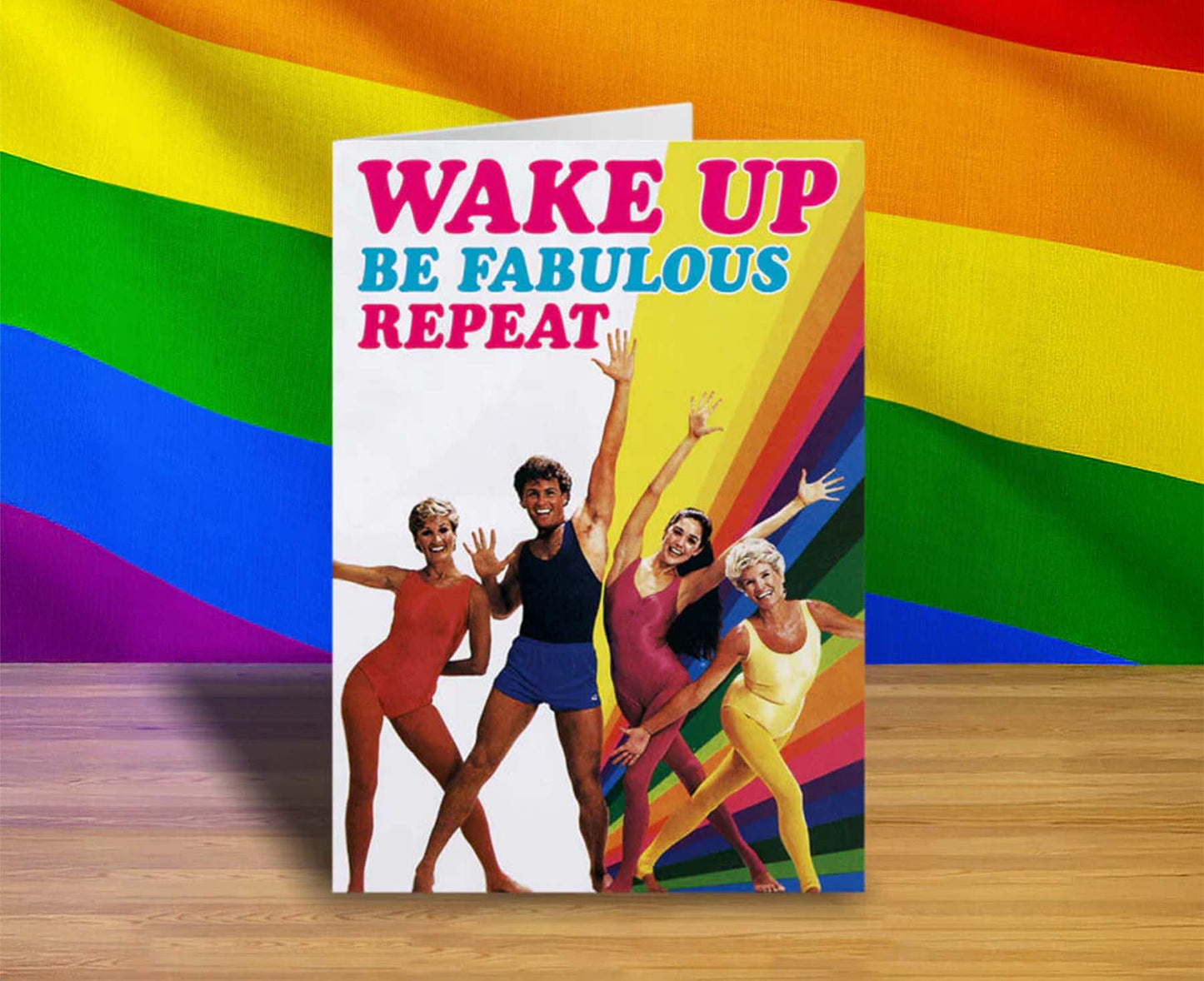 Wake Up Be Fabulous Repeat Card