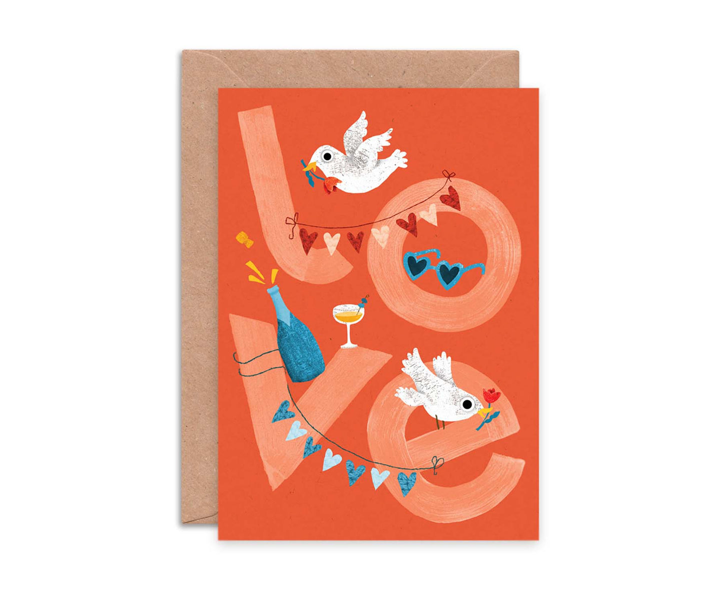 Love Letters Valentines or Anniversary Card