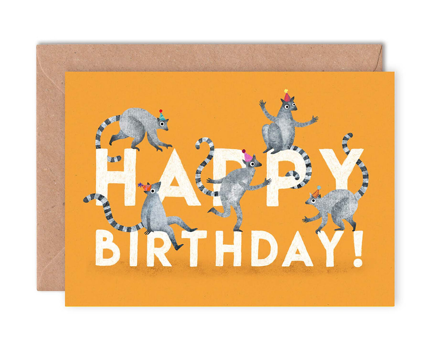 Pack of 6 Assorted Animal Birthday Cards