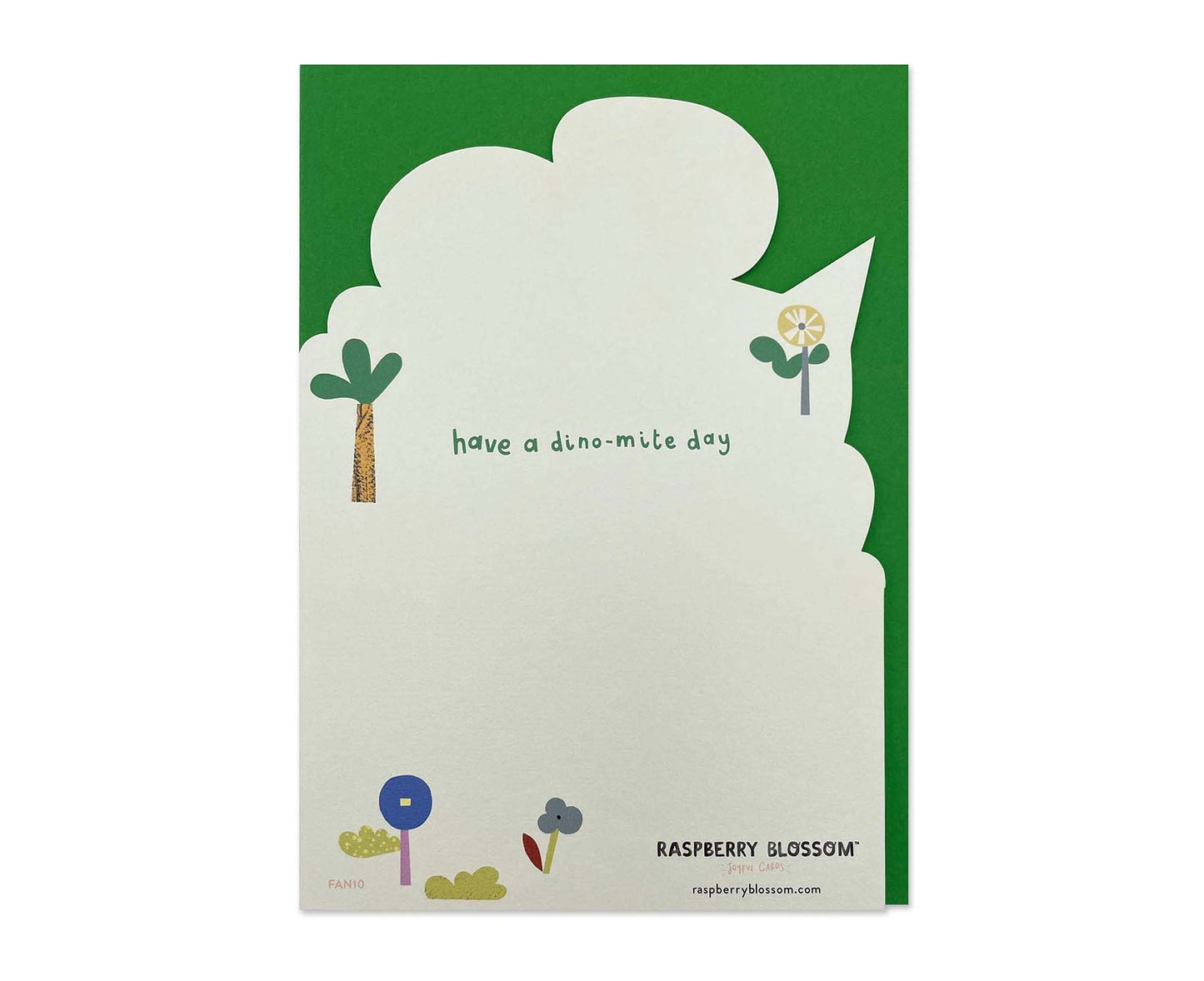 Fold Out Dinosaur Foiled Kids Birthday Card