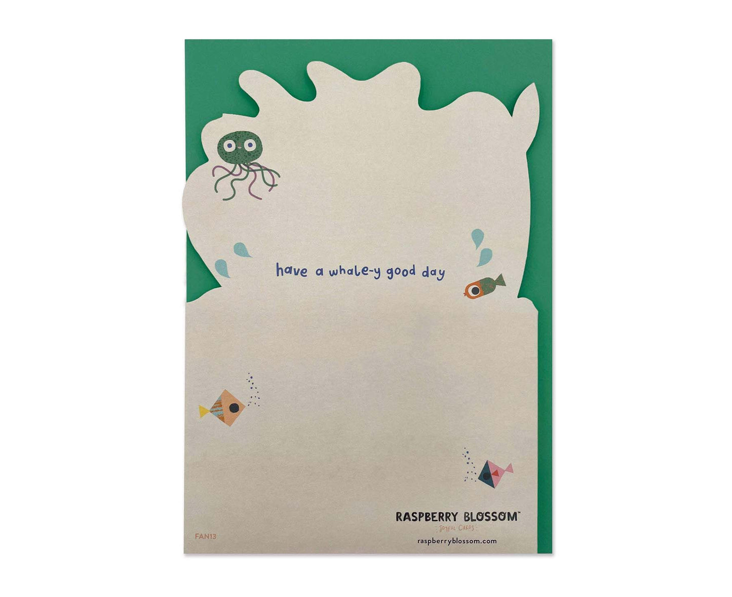 Fold Out Underwater Foiled Kids Birthday Card