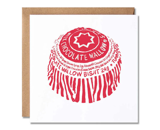 Tunnocks Teacake Illustrated Card