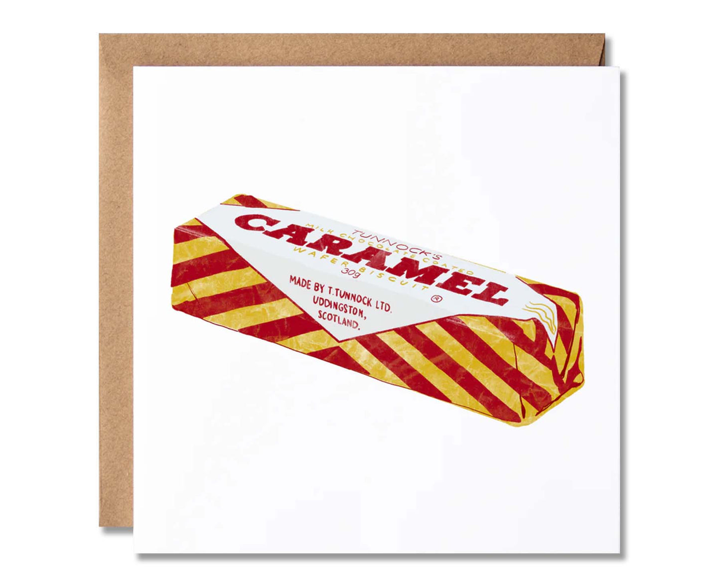 Tunnocks Caramel Wafer Illustrated Card