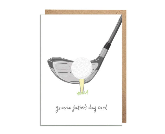 Generic Golf Father's Day Card