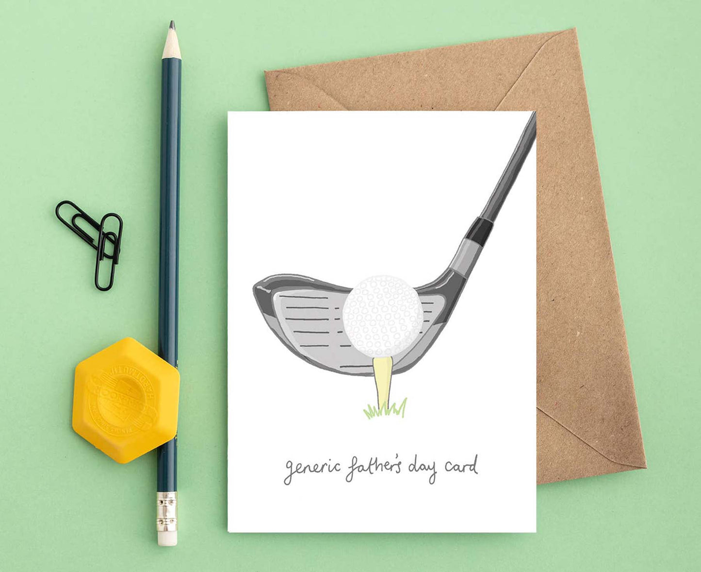 Generic Golf Father's Day Card