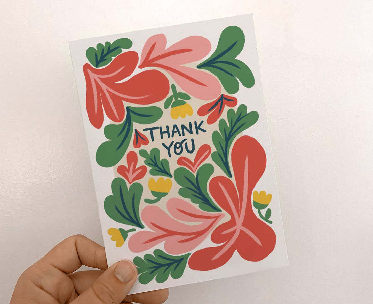 Illustrated Floral Thank You Card