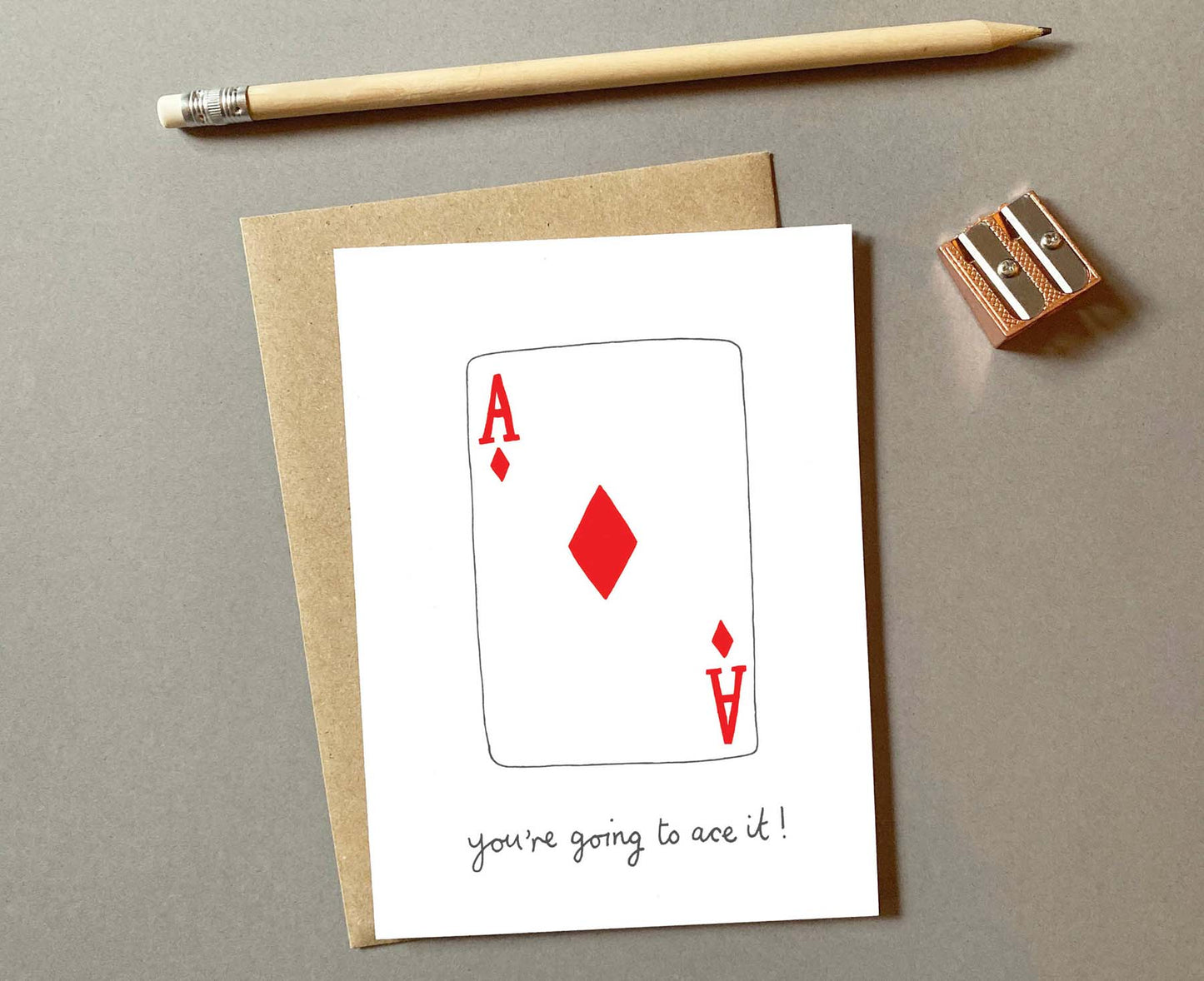 You're Going to Ace it! Good Luck / Congratulations Card