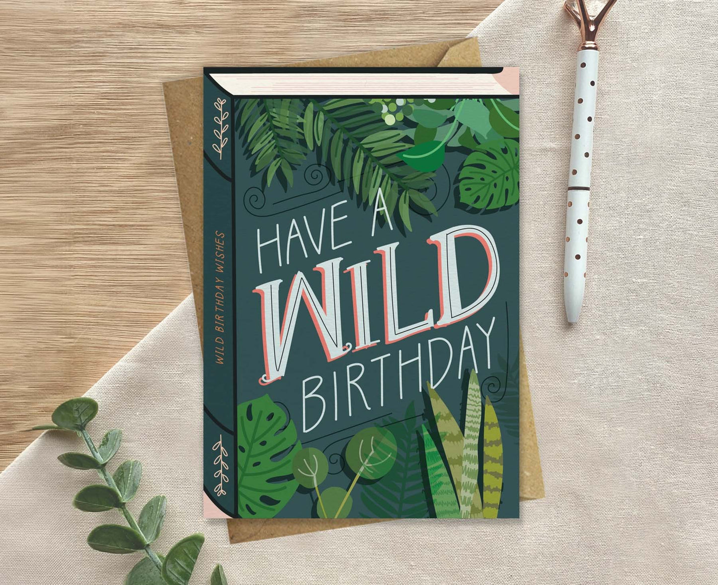 Wild Birthday Book Birthday Card
