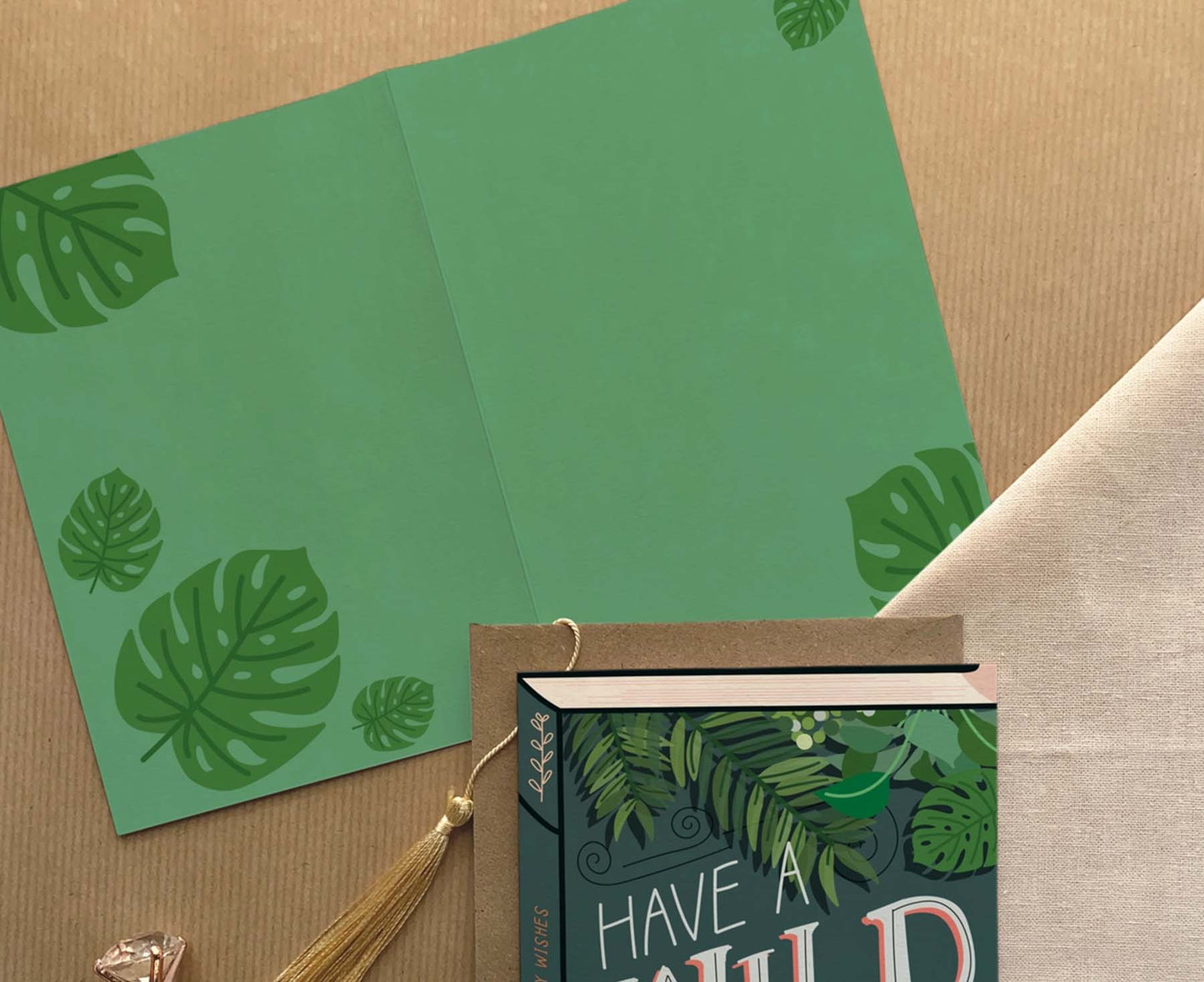 Wild Birthday Book Birthday Card