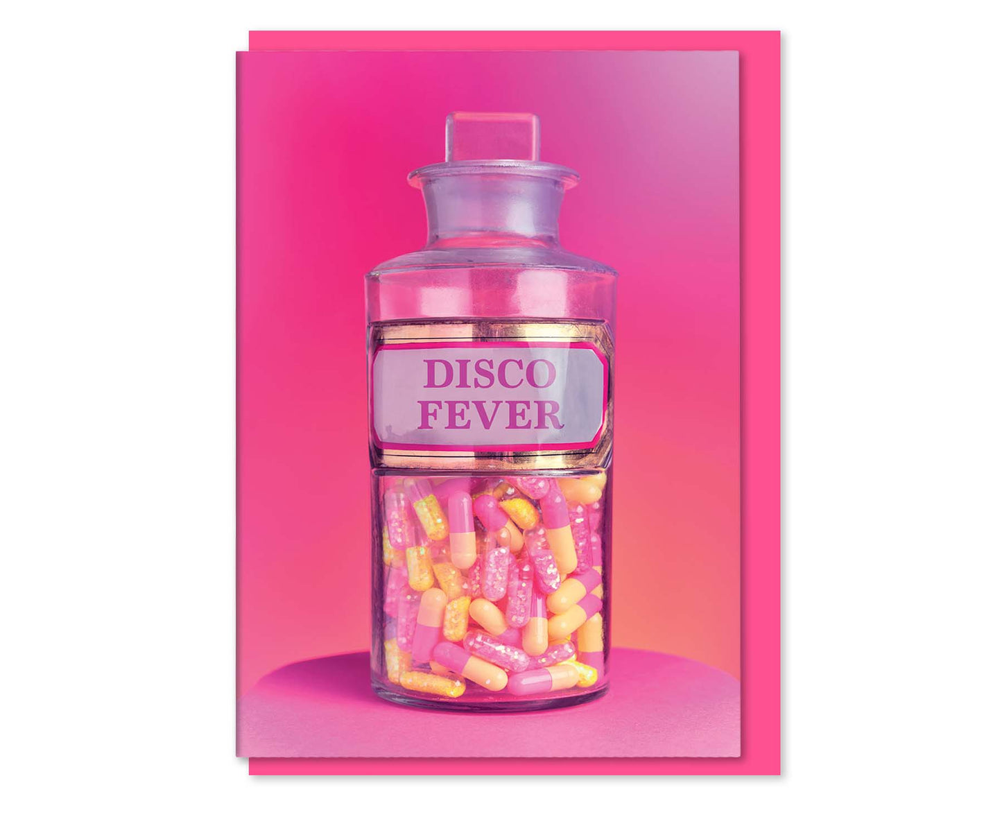 Disco Fever Medicine Jar Birthday Card