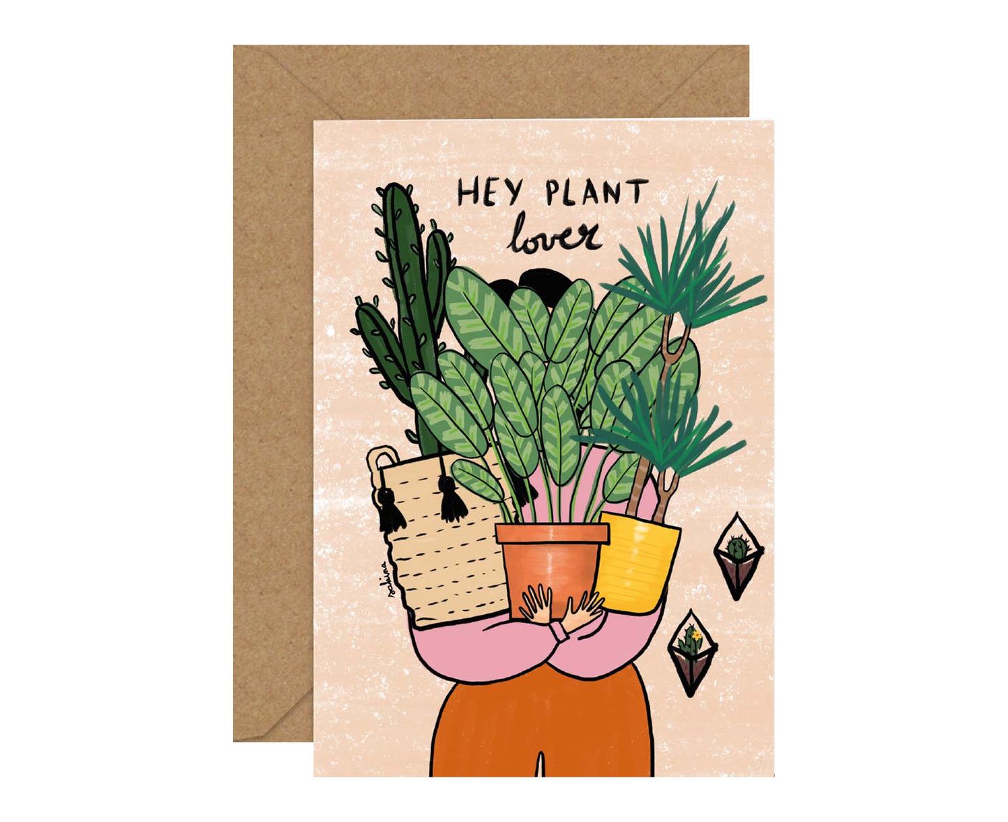 Hey Plant Lover card