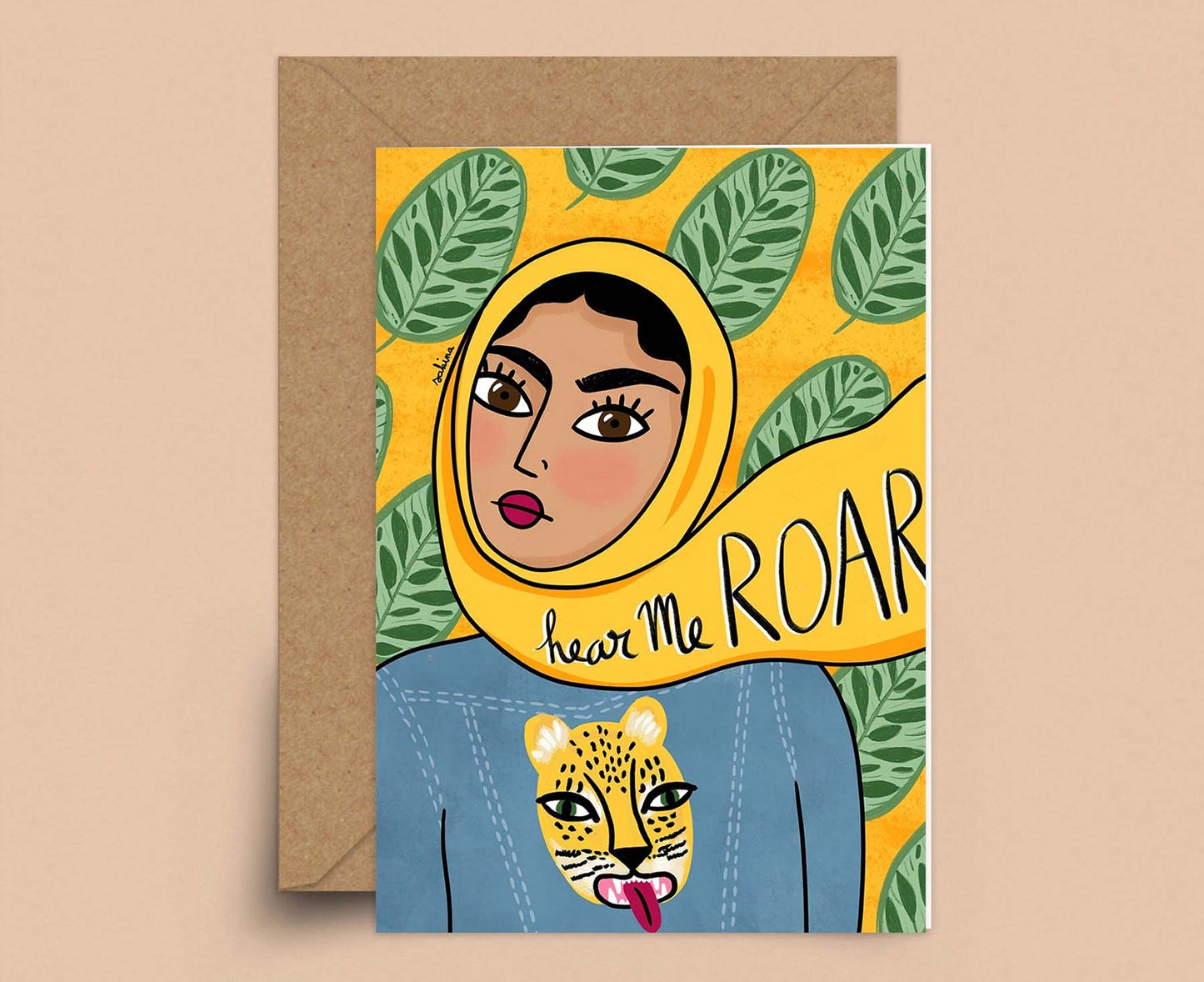 Hear me Roar card