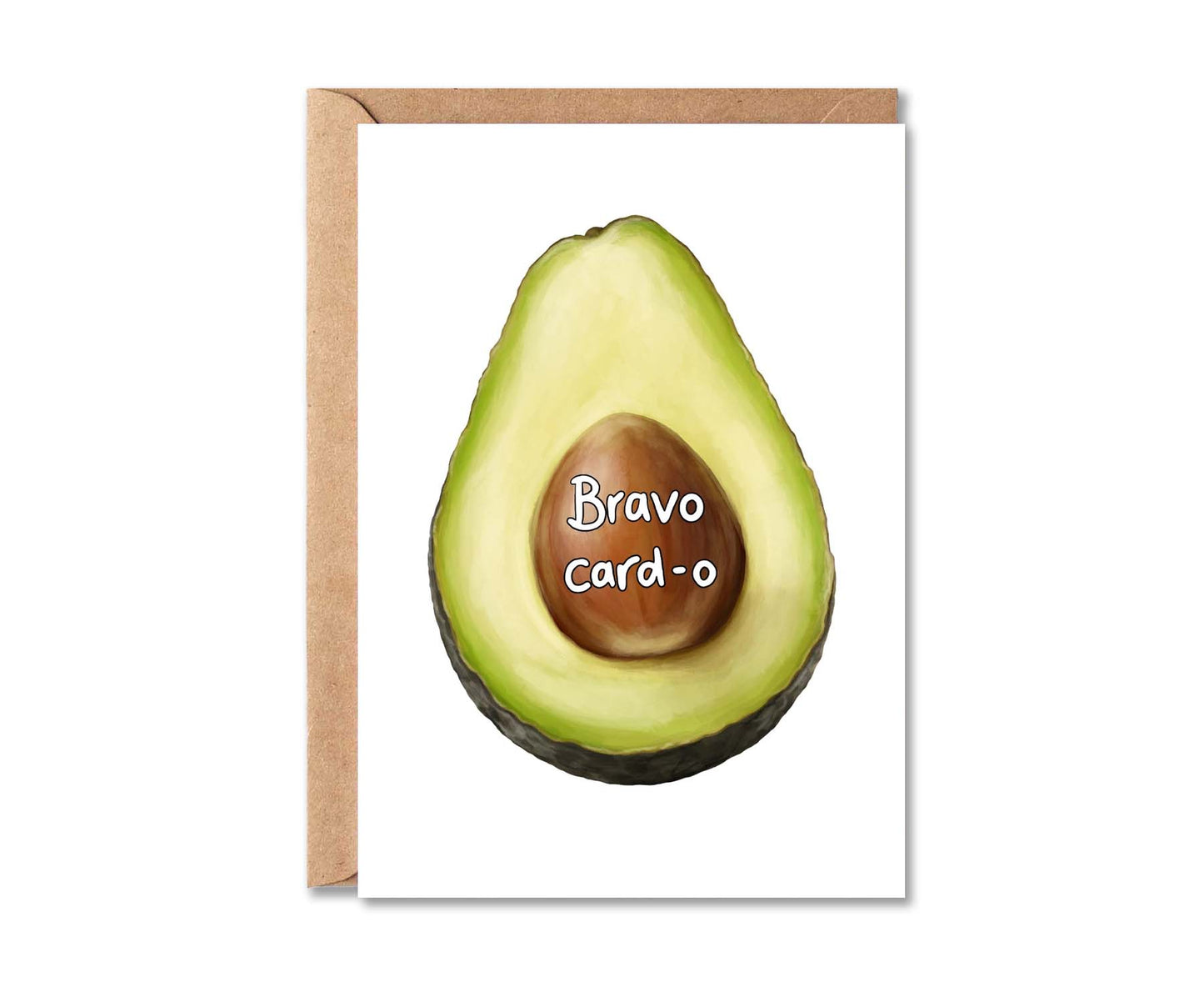 Bravo card-o Avocado Congratulations Card