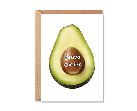 Bravo card-o Avocado Congratulations Card