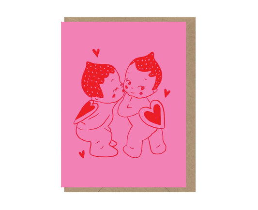 Love Cherubs mini love card