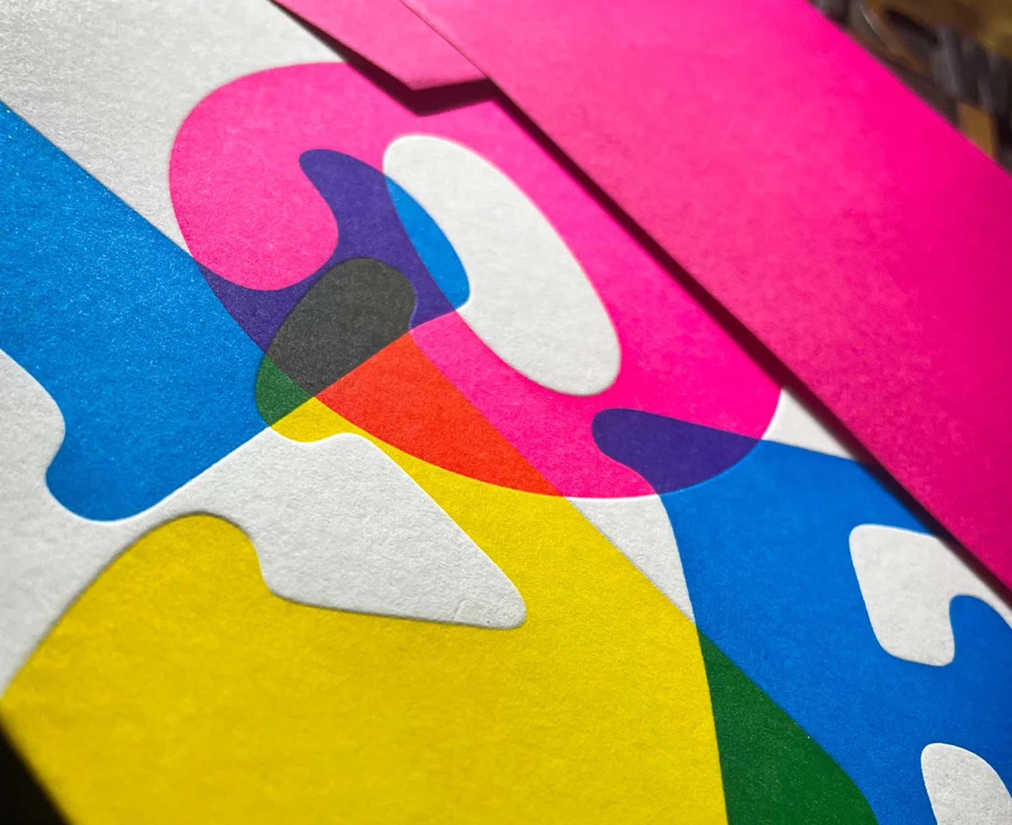 Love Typography Letterpress Valentines / Anniversary Card