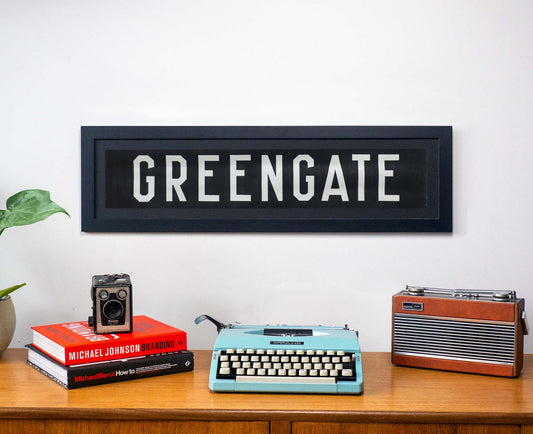 Greengate 1960s Framed Bus Blind