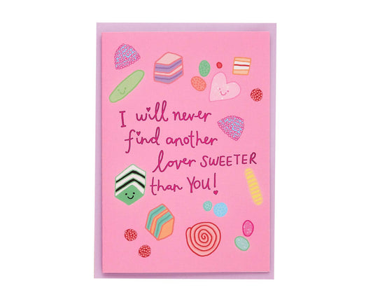 Sweet Lover Pink Foiled Anniversary / Valentine's Card