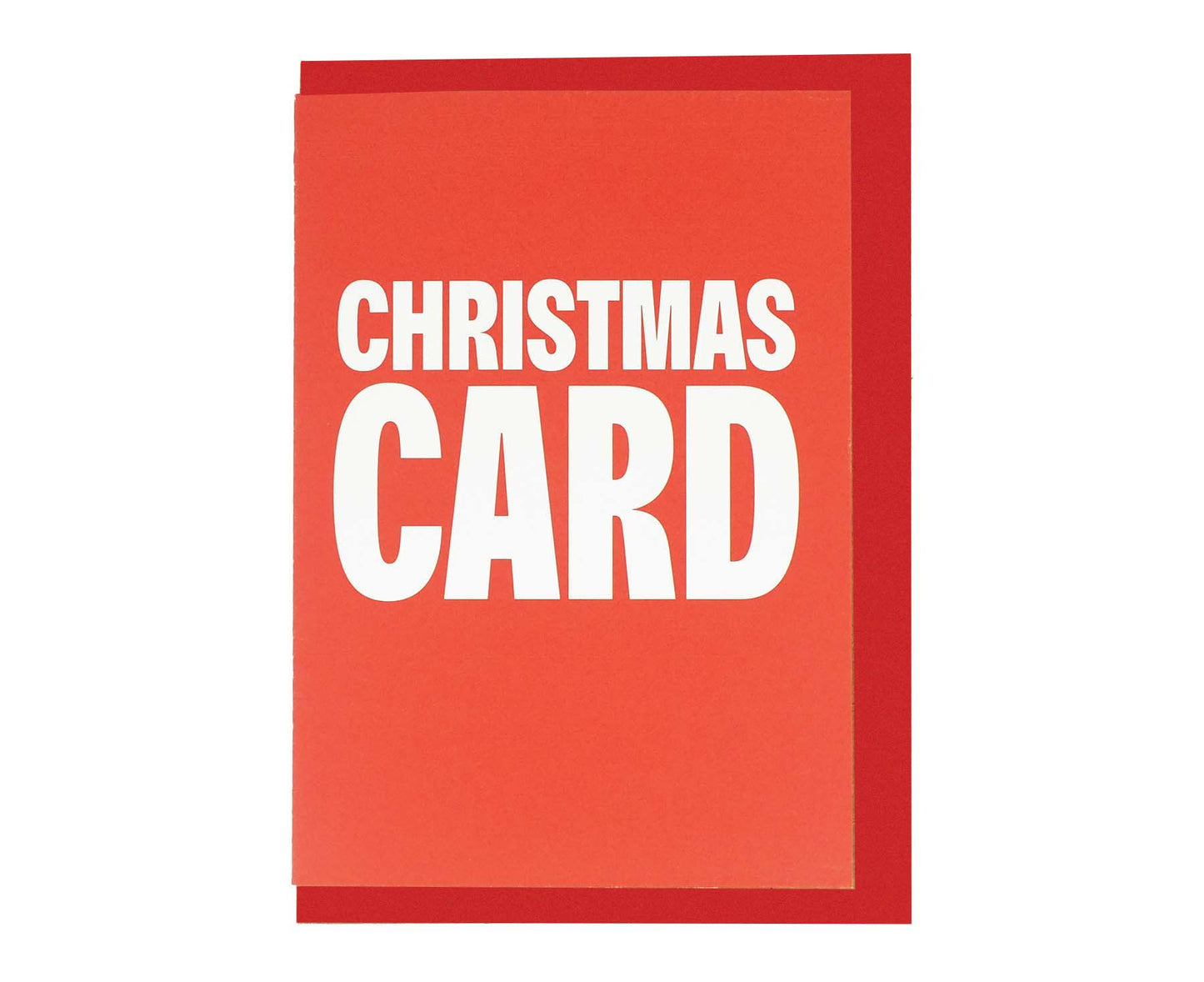 Obvious Christmas Card Red
