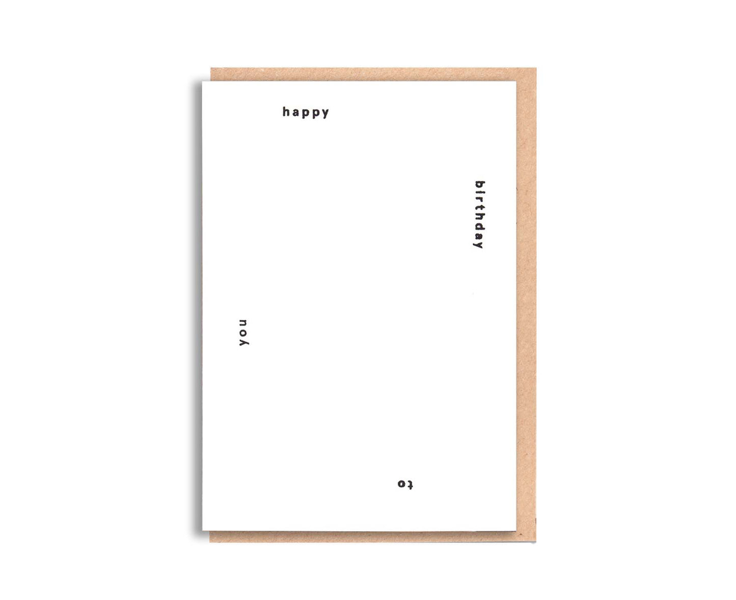 Happy Birthday To You Foil Blocked Card