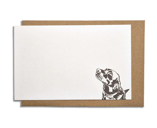 Set of 10 Labrador Letterpress Correspondence Cards