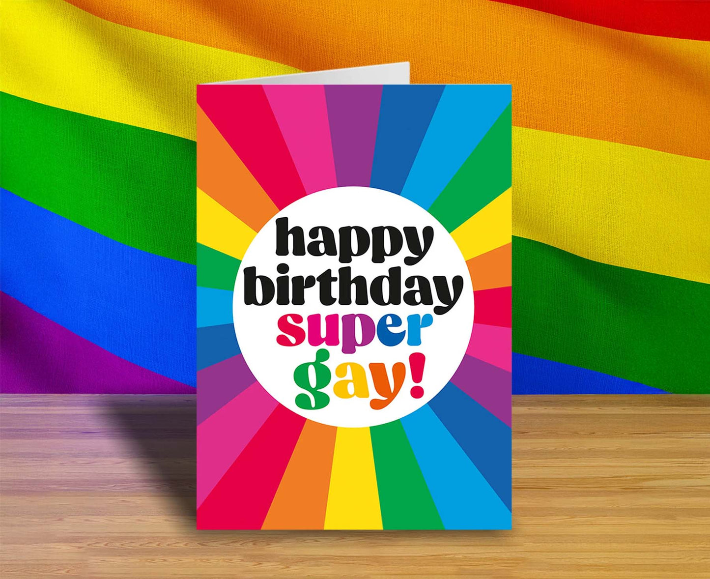 Happy Birthday Super Gay Birthday Card