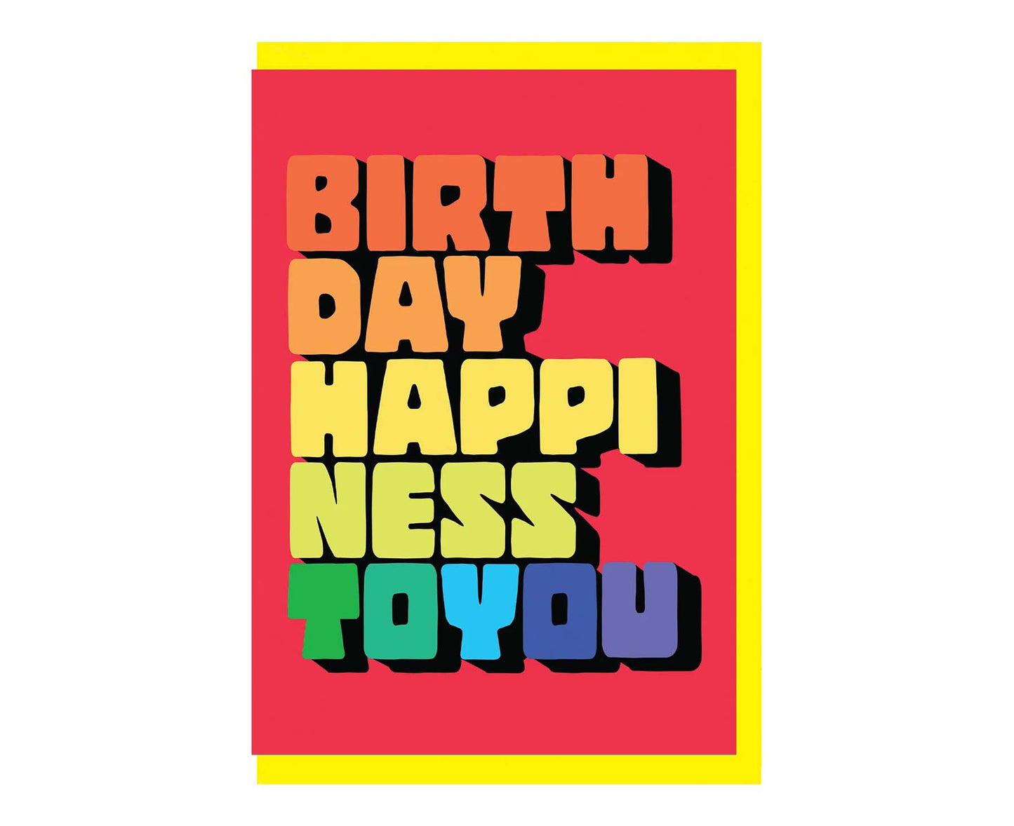Birthday Happiness Birthday Card
